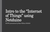 Intro to the Internet of Things using Netduino