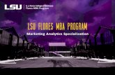 LSU Flores MBA Program Marketing Analytics Specialization