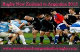 How To Watch Rugby New Zealand vs Argentina 2015 live on Apple
