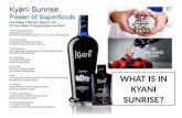 Kyani Sunrise - Ingredients