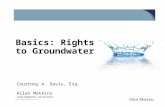 Basics: Rights to Groundwater