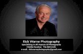 Rick Warne Photography.  Power Point Presentation