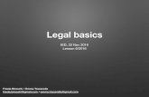 Legal basics for startuppers (v. 2016 ita)