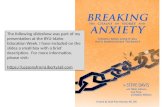 "Breaking the Chains of Worry and Anxiety"