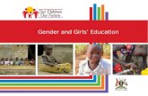 Technical Presentation: Gender and Girls Education