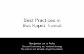 Best Practices in BRT Presentation