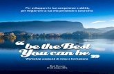 "be the best" weekend di relax e formazione a Bled