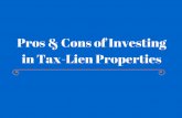 Pros and Cons of Investing in Tax Lien Properties