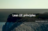 Lean UX principles