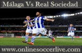 live Real Sociedad vs Malaga Football