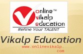 Vikalp Education presentation