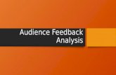 Audience feedback analysis