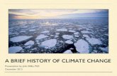 A Brief History of Climate Change