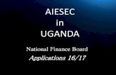 National finance board applications