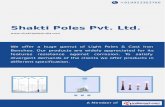 Shakti Poles Pvt. Ltd., Ahmedabad, Steel Tubular Poles