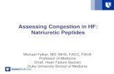 Assessing Congestion in HF : Natriuretic Peptides