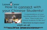 How to Connect with your Chinese Students