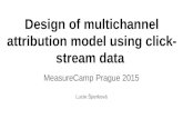 Design of multichannel attribution model using click stream data