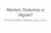 Maintain, Modernize or Migrate- (1)