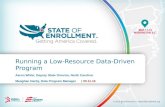 Interactive Training Session - Running a Low-Resource Data-Drive Program