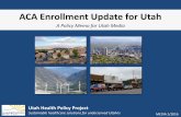 ACA Enrollment Update for Utah