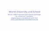World University and School