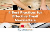 Spread the News! 4 Best Practices for Effective Email Newsletters