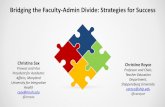 Bridging the Faculty-Admin Divide: Strategies for Success