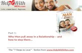 Why men pull away in a Relationship - and how to stop them?!