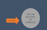 law about carriage of goods