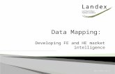 Data Mapping: Developing FE and HE market intelligence