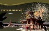 virtual resume - pimpisa p