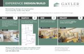Gayler Design/Build Remodeling Process Flyer