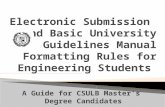 Revised 2016 new rules engineering powerpoint for electronic submission and essential format rules
