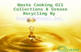 Waste cooking oil collections & grease recycling by grand natural inc.