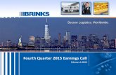 Brink's Fourth Quarter 2015 Earnings Presentation