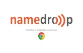 Recording on Chrome - NameDrop