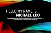 Michael Leo's Visual Resume
