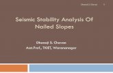 OpenSees: Seismic stability of nailed soil slopes