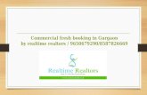 retail shop booking gurgaon / 9650679290 / realtime realtors