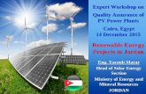 Renewable energy projects in jordan