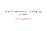 sudden sensory neural hearing loss