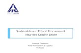 Sustainable and Ethical Procurement New Age Growth Driver - Mr. Somnath Chatterjee (ITC)