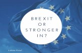 Brexit or Stronger In?