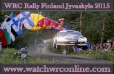 WRC 2015 Rally Finland Jyvaskyla