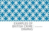 Examples of british crime dramas
