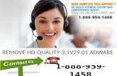 1-888-959-1458 Remove HD-Quality-3.1V29.01 adware, Plus-HD-9.42 adware, BrowsRappServ3.3 adware (USA/Canada)