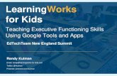 Teaching Executive Functioning Skills Using Google Tools and Apps