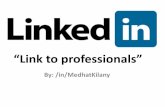 Linkedin "link to professionals"