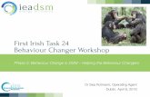 1st Irish Task 24 Behaviour Changer Workshop